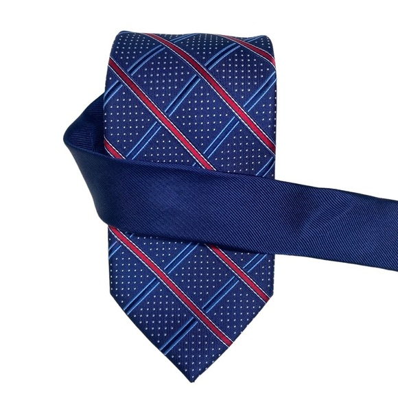 Set of 3 Tommy Hilfiger Mens Silk Printed Executive Ties Wardrobe Professional - Picture 7 of 16